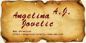 Angelina Jovelić vizit kartica